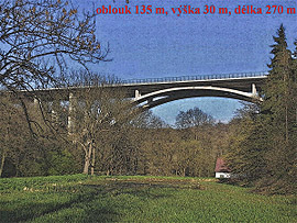 dálniční most - D8